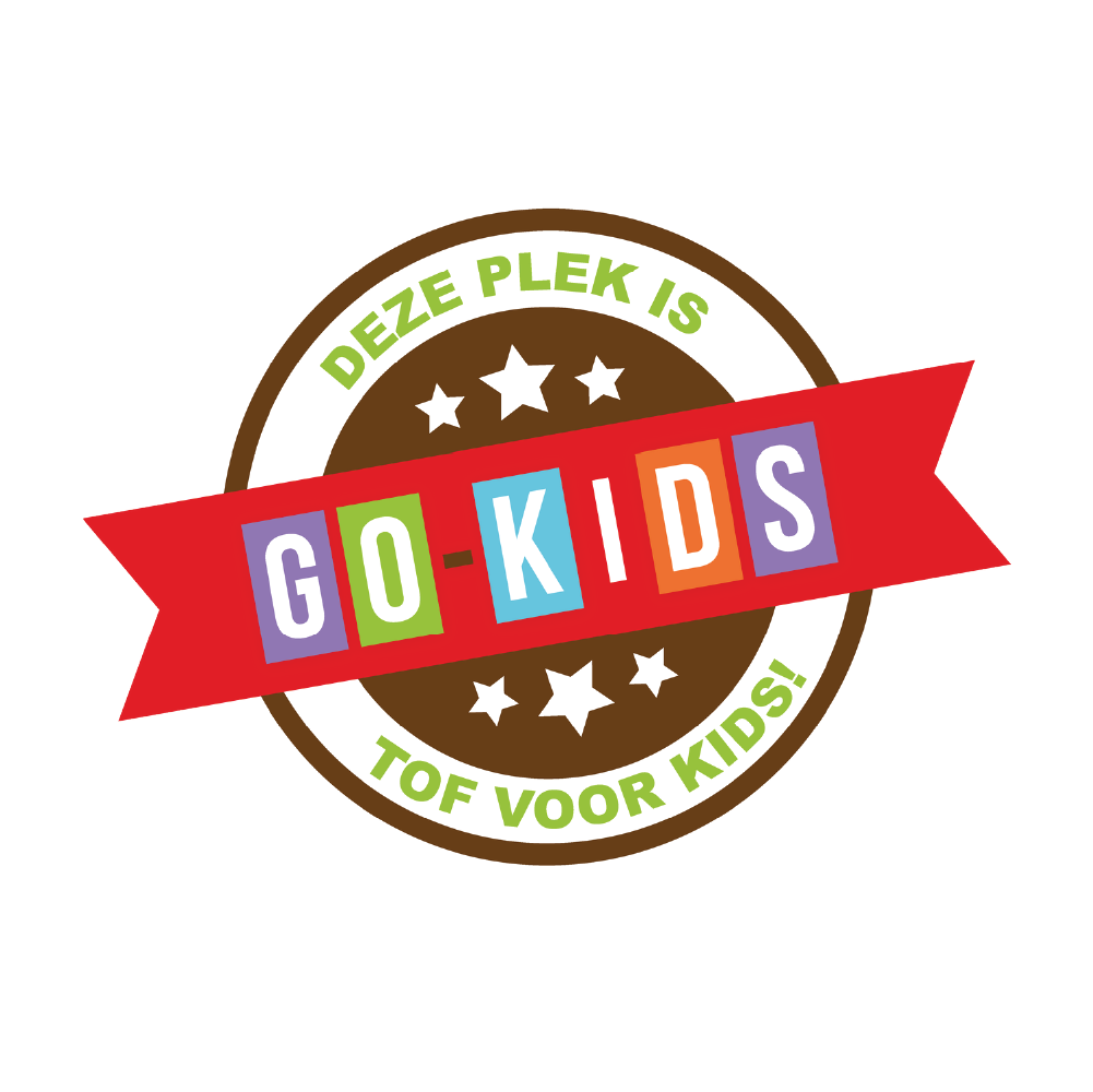 Logo van Go-kids, deze plek is tof voor kids