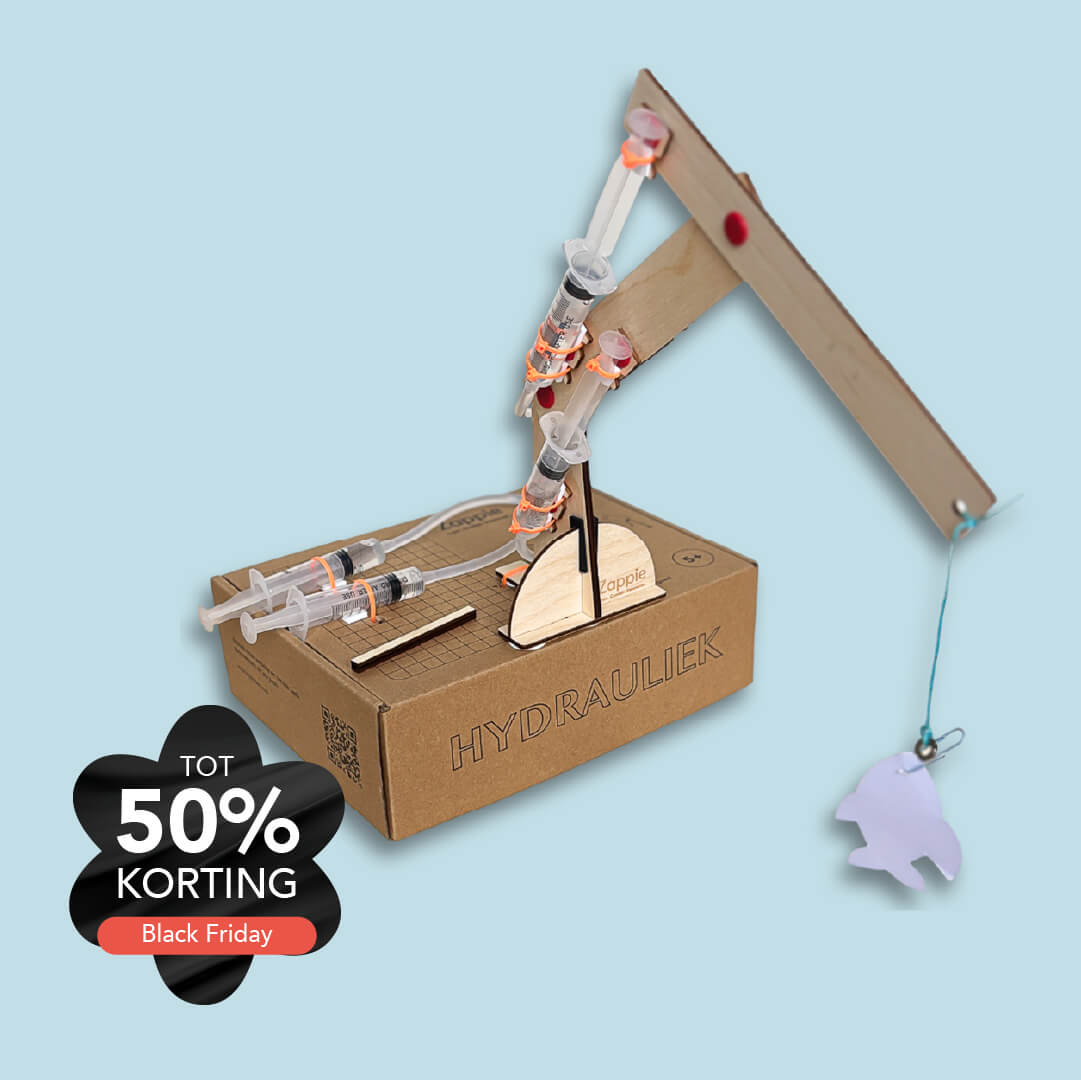 Start met Hydraulische arm