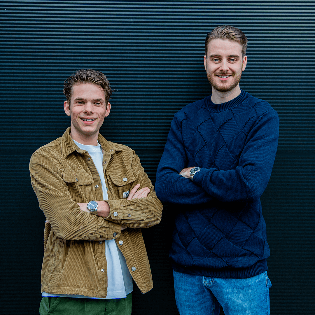 Jimmy Versteegh en Joep Zoontjes, oprichters van Zappie